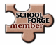 School forge member icon and link to School forge website